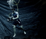 Zachary Spira-Bauer underwater
